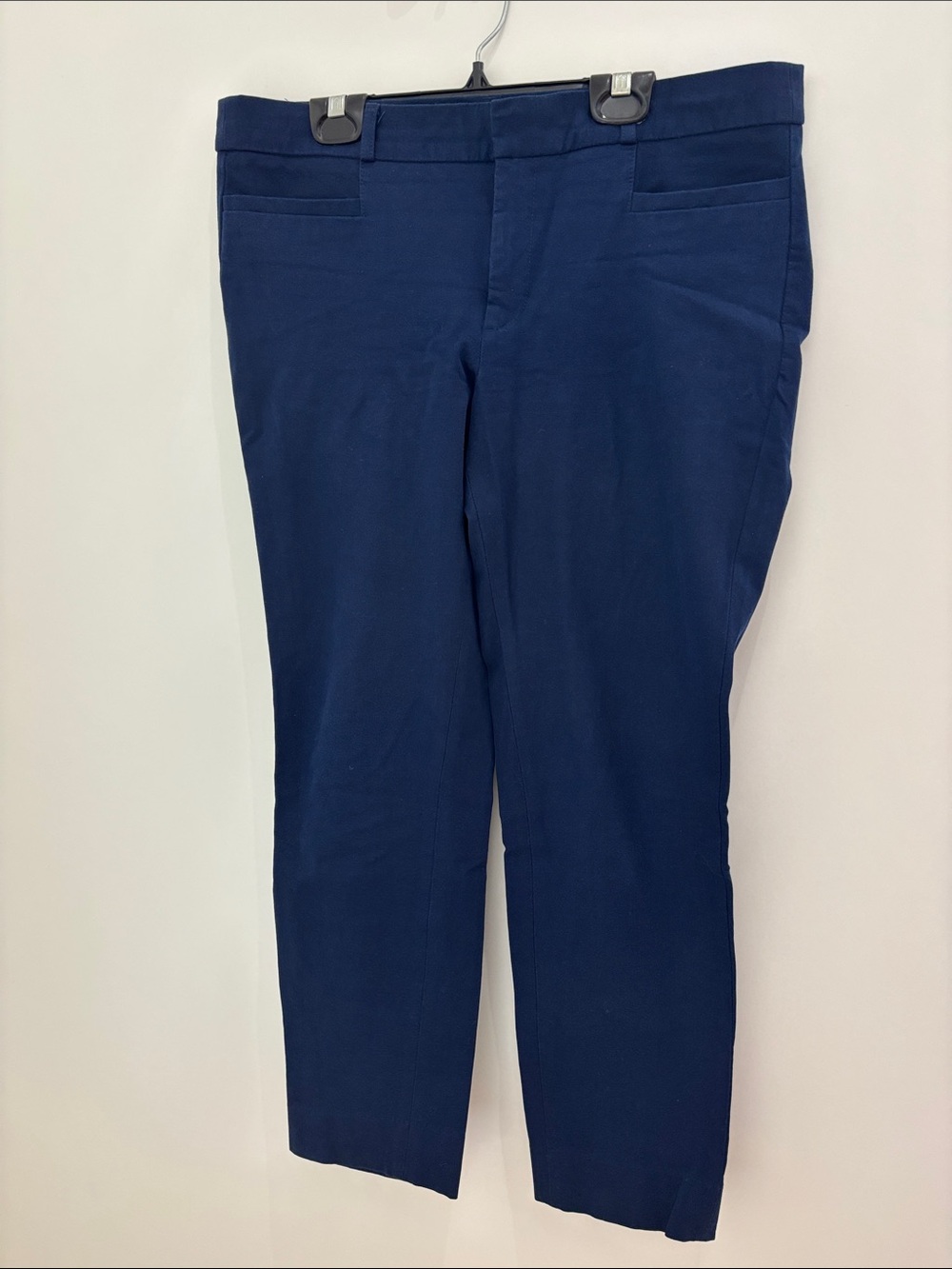 Banana Republic Navy Cropped Stretch Ponte Pants, Sloan